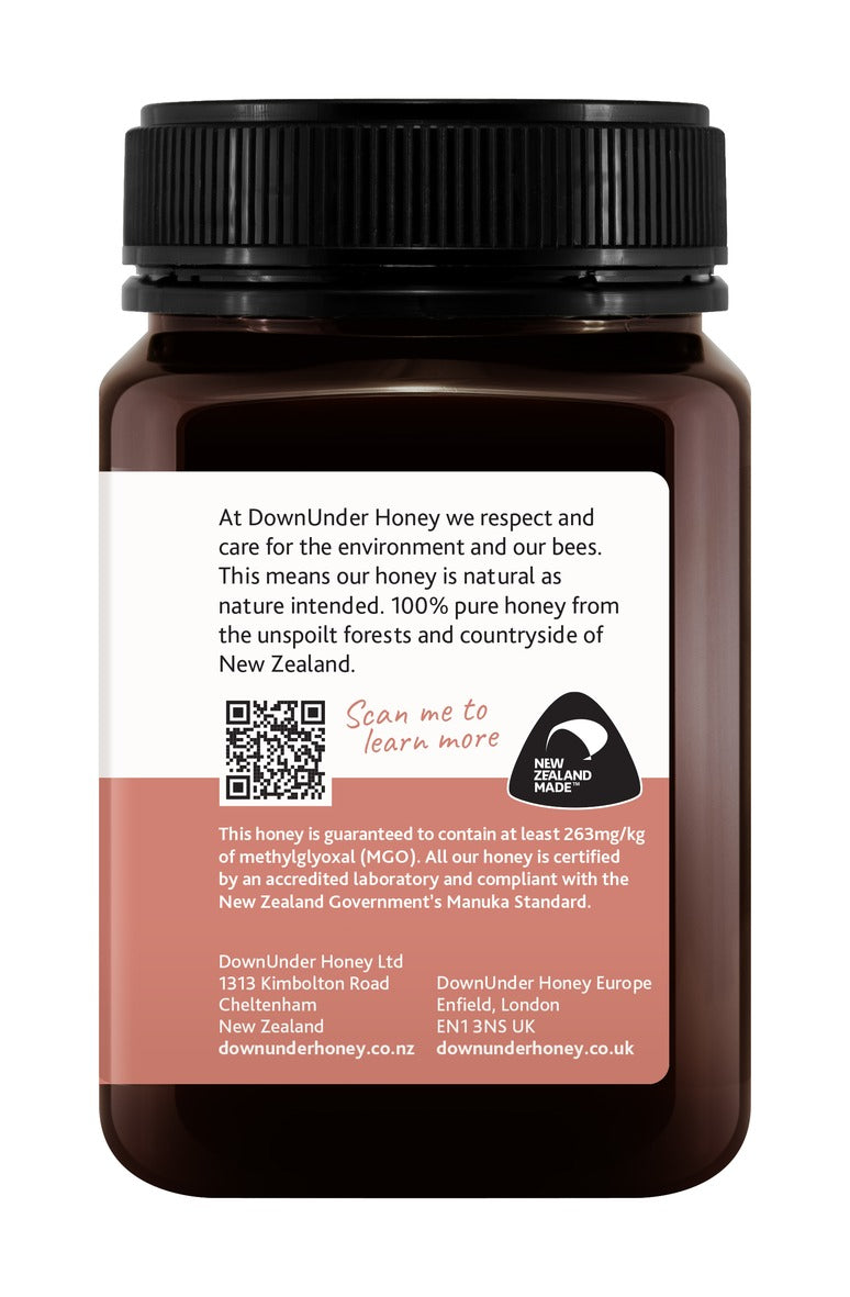 UMF 10+ Mānuka Honey (MGO 263+) 500g