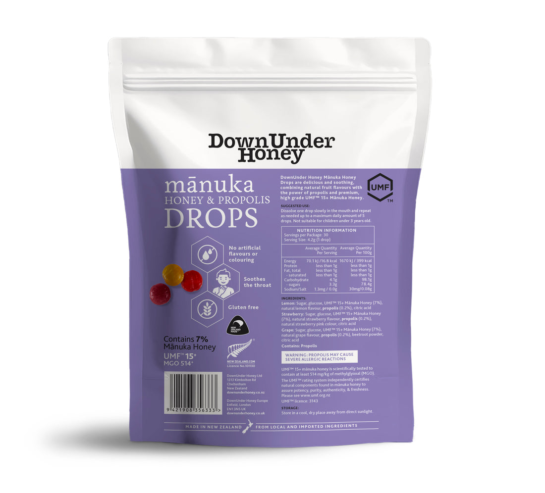 Manuka UMF 15+ Honey Drops 30 pack